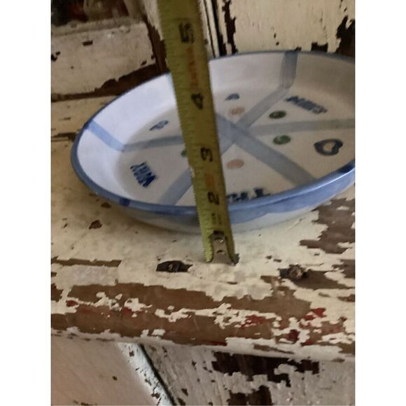 M.A Hadley Pie Plate Pottery ‘The Way To A Mans Heart’ Signed 9.5” Round - Picture 6 of 6